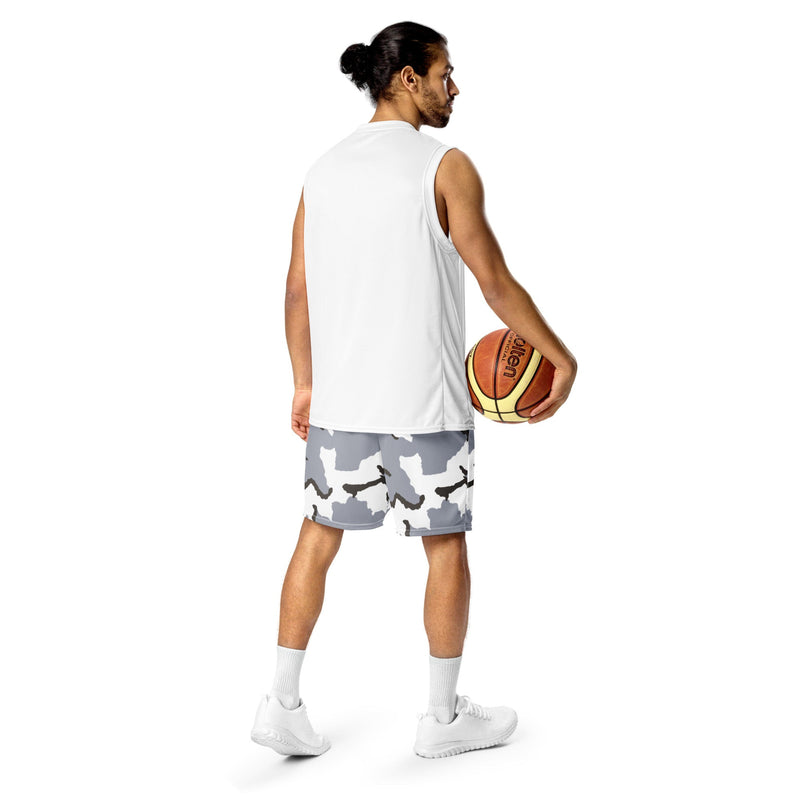 Alaska Tundra CAMO Unisex Mesh Shorts