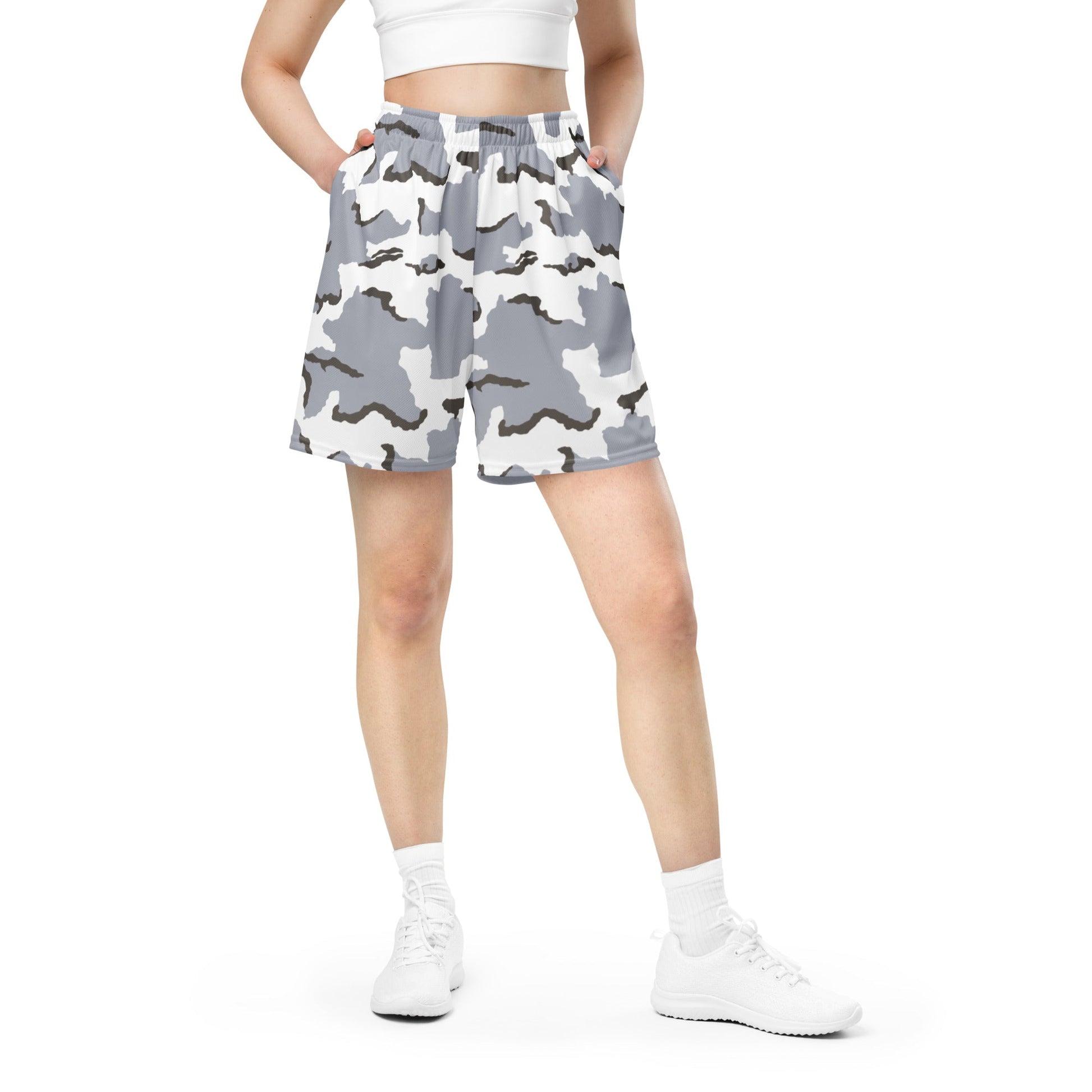 Alaska Tundra CAMO Unisex mesh shorts - Mesh Shorts