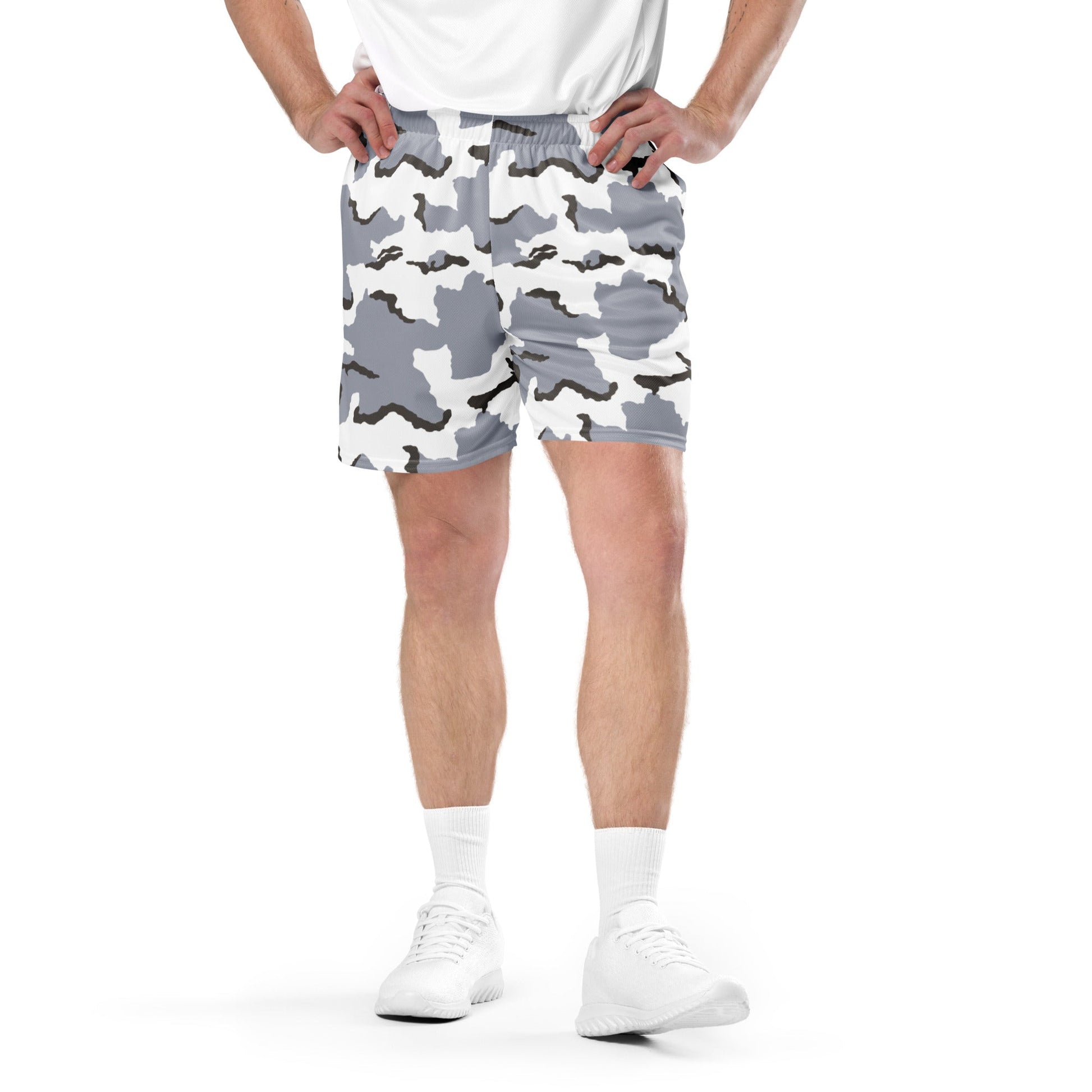 Alaska Tundra CAMO Unisex mesh shorts - Mesh Shorts