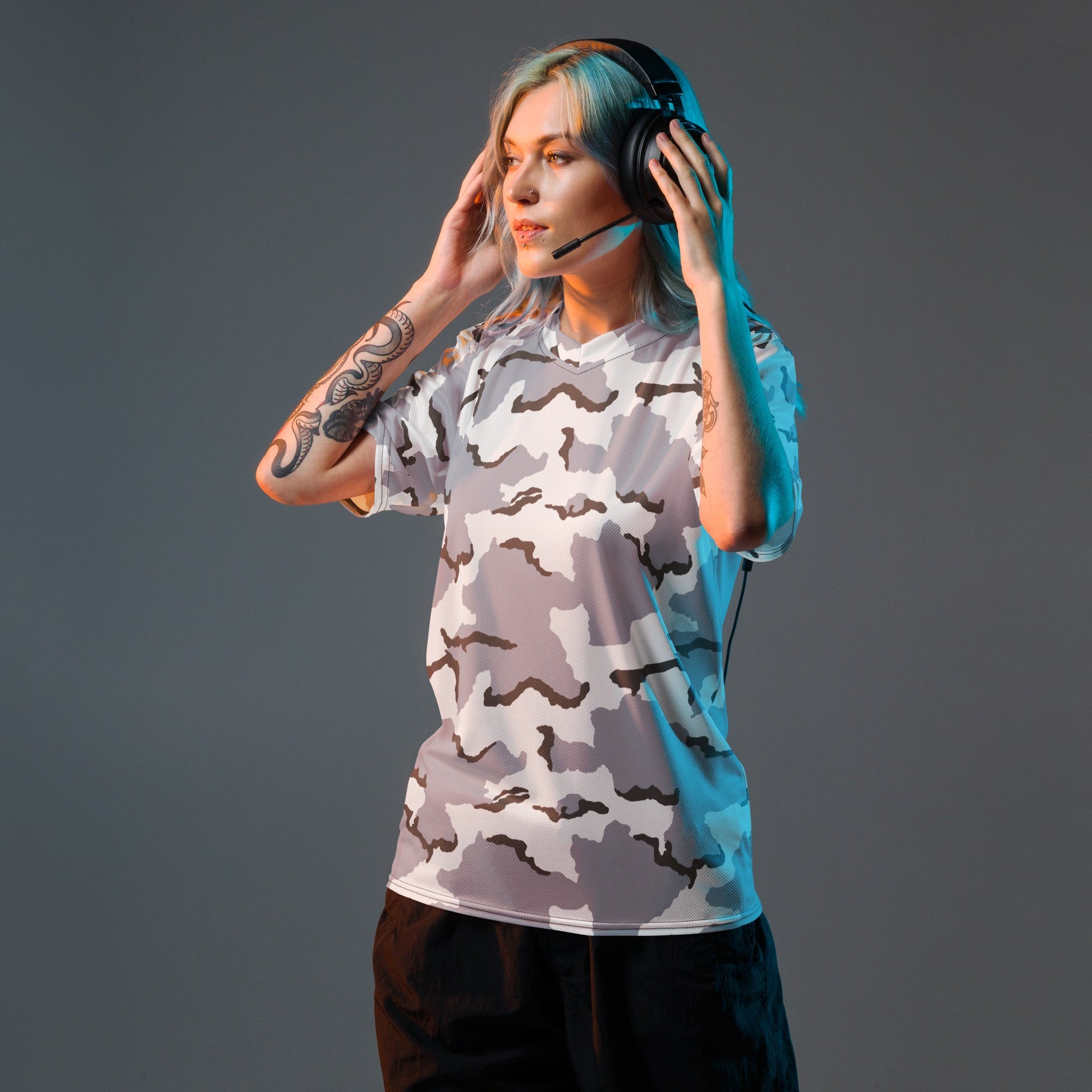 Alaska Tundra CAMO unisex sports jersey - Sports Jerseys