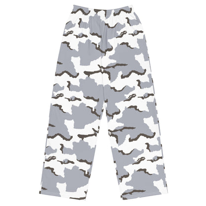 Alaska Tundra CAMO unisex wide-leg pants - 2XS - Wide-leg Pants