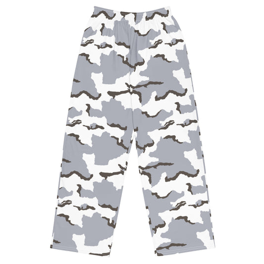 Alaska Tundra CAMO unisex wide-leg pants - 2XS - Wide-leg Pants
