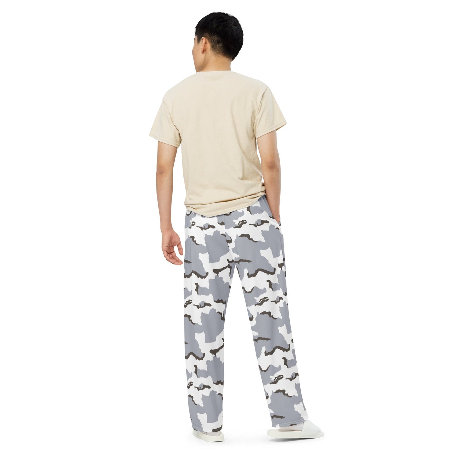 Alaska Tundra CAMO unisex wide-leg pants - Wide-leg Pants