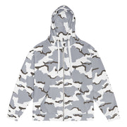 Alaska Tundra CAMO Unisex Zip Hoodie - 2XS