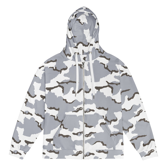 Alaska Tundra CAMO Unisex zip hoodie - 2XS - Zip Hoodies