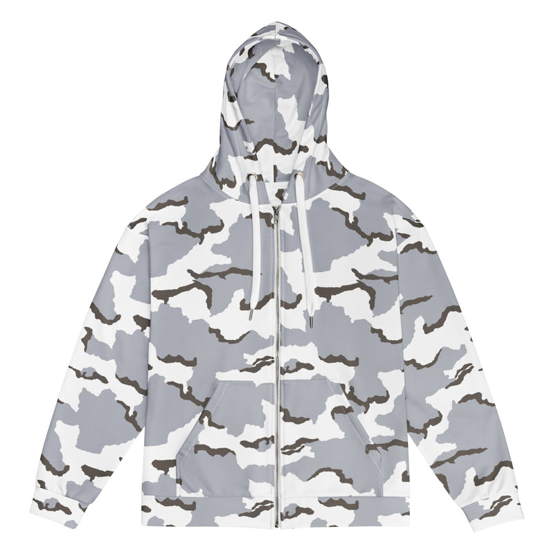 Alaska Tundra CAMO Unisex Zip Hoodie - 2XS