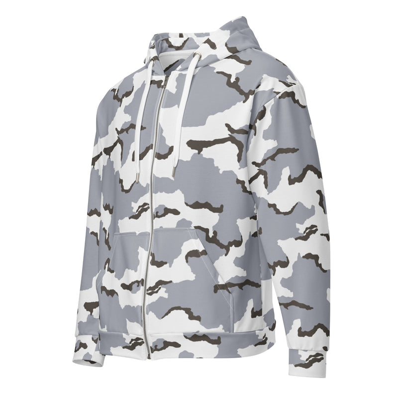 Alaska Tundra CAMO Unisex Zip Hoodie