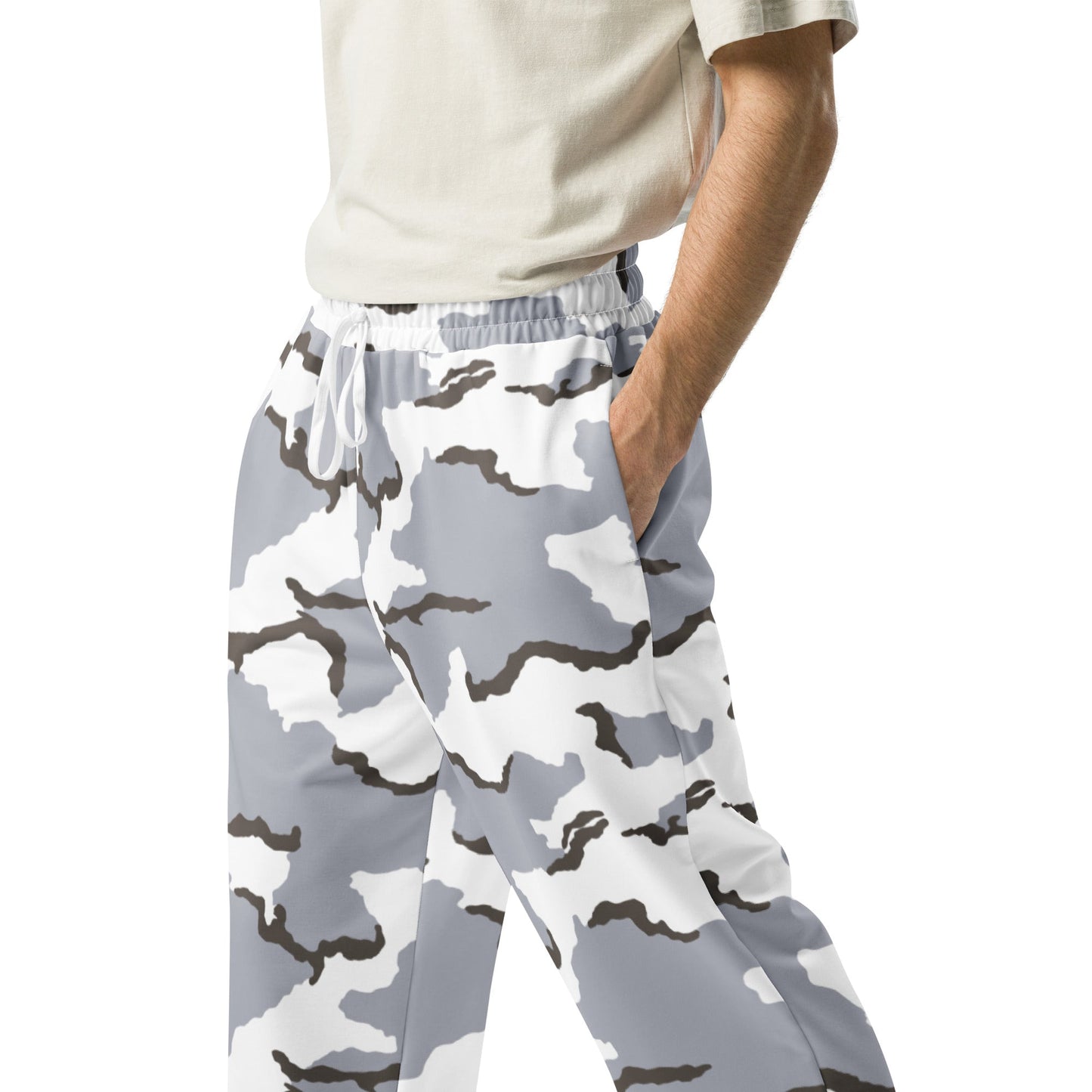 Alaska Tundra CAMO Wide-leg joggers - Joggers