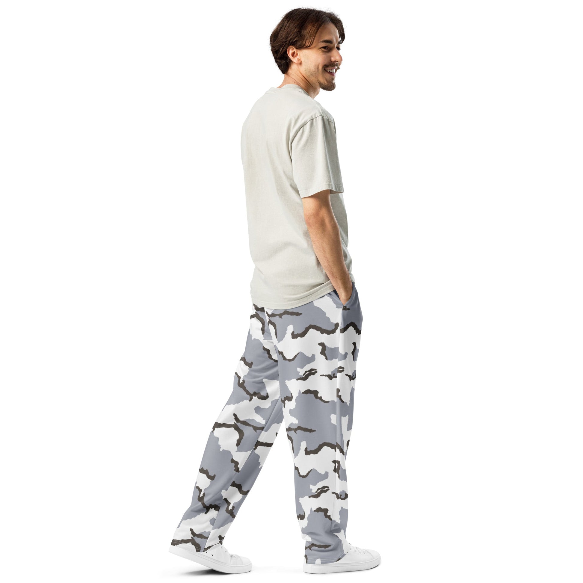 Alaska Tundra CAMO Wide-leg joggers - Joggers