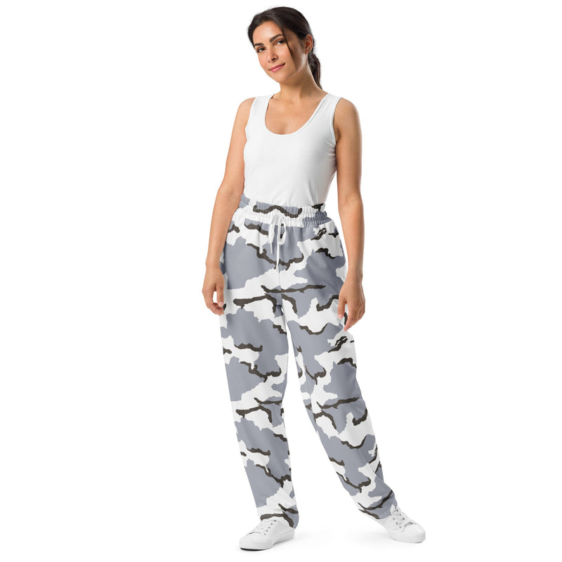 Alaska Tundra CAMO Unisex Wide-Leg Joggers