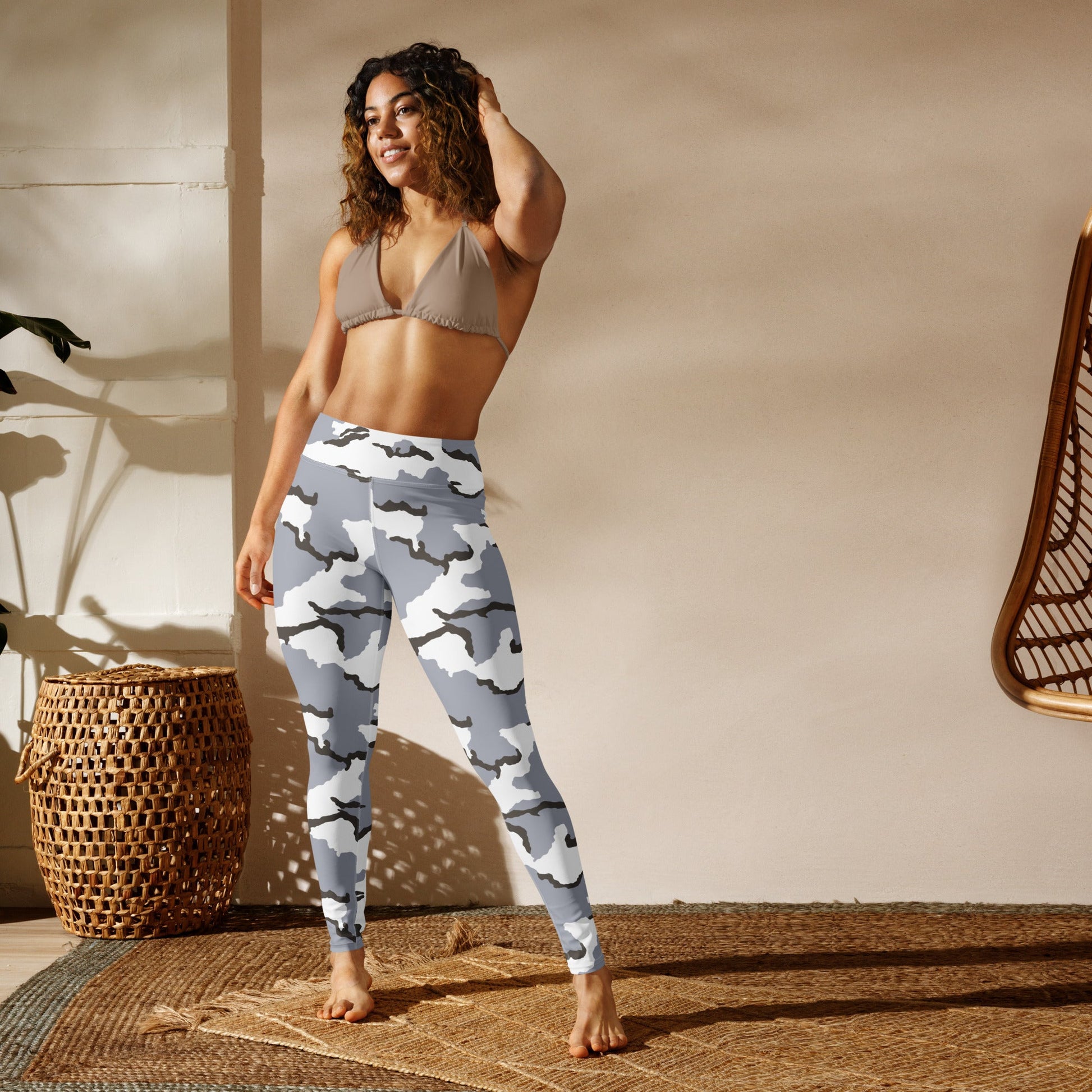 Alaska Tundra CAMO Yoga Leggings - Womens