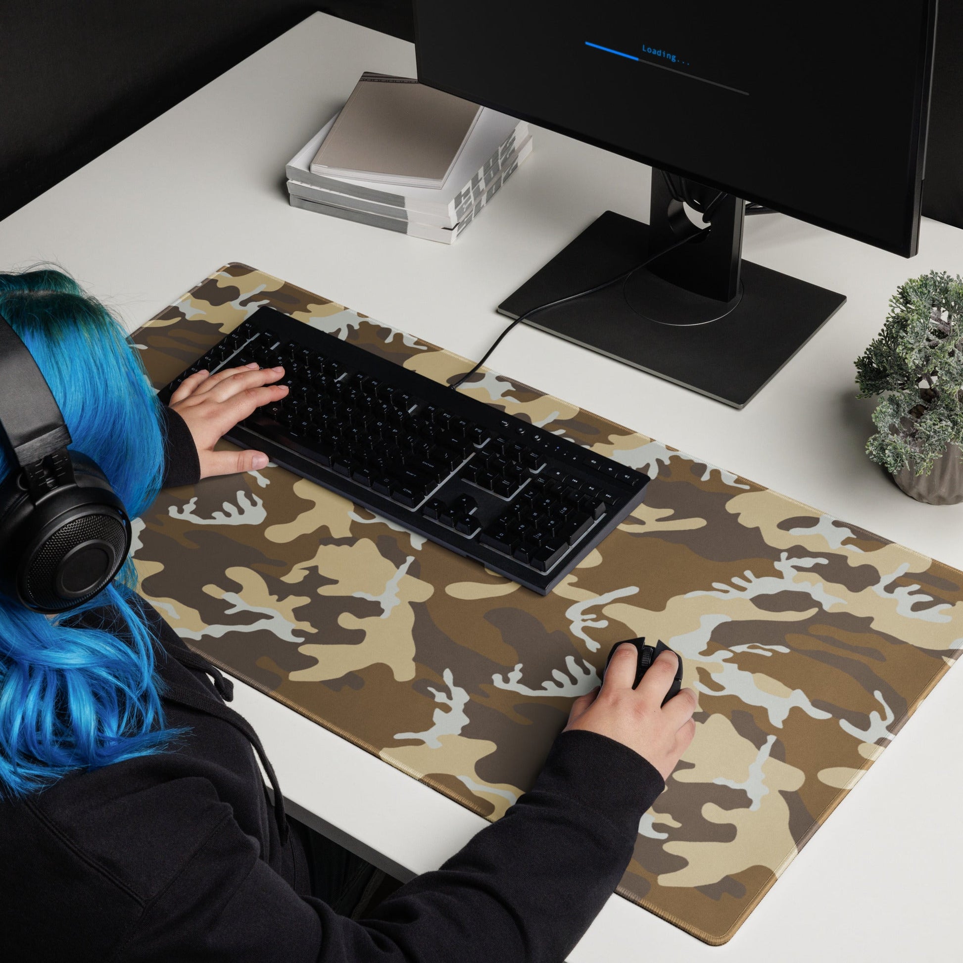 Aliens Movie Colonial Marines CAMO Gaming mouse pad - Mouse Pad