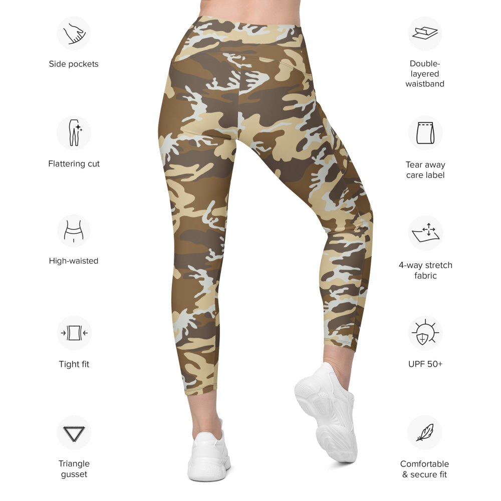 Aliens Movie Colonial Marines CAMO Leggings with pockets - Womens With Pockets