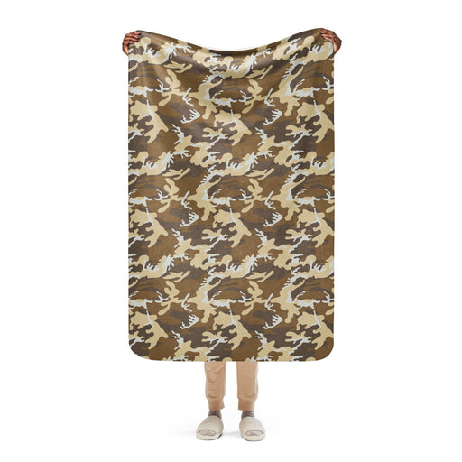 Expeditionary Marines CAMO Sherpa Blanket - 37″×57″