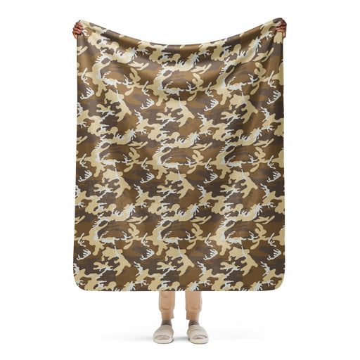 Expeditionary Marines CAMO Sherpa Blanket - 50″×60″