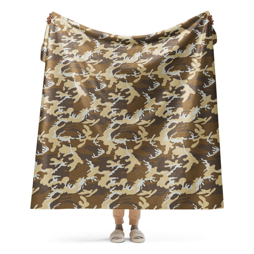 Expeditionary Marines CAMO Sherpa Blanket - 60″×80″