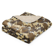 Expeditionary Marines CAMO Sherpa Blanket