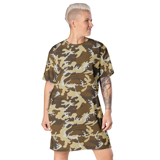 Aliens Movie Colonial Marines CAMO T-shirt dress - 2XS - Womens T-Shirt Dresses