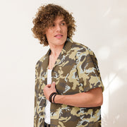 Expeditionary Marines CAMO Unisex Short-Sleeve Button Shirt
