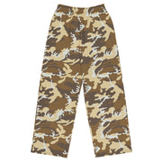 Expeditionary Marines CAMO Unisex Wide-Leg Leisure Pants - 2XS