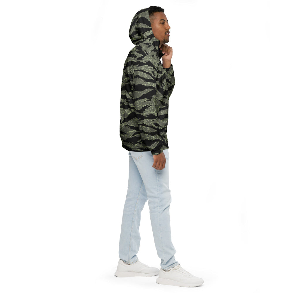 All-Terrain Tiger Stripe OPFOR Night CAMO Men’s windbreaker - Mens Windbreaker