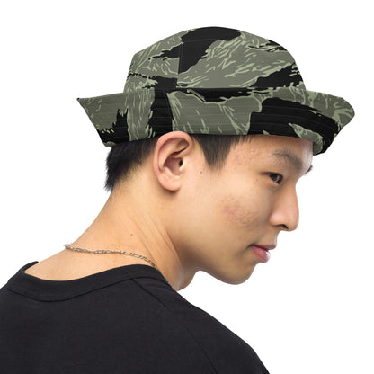 All-Terrain Tiger Stripe OPFOR Night CAMO Reversible bucket hat - Bucket Hat