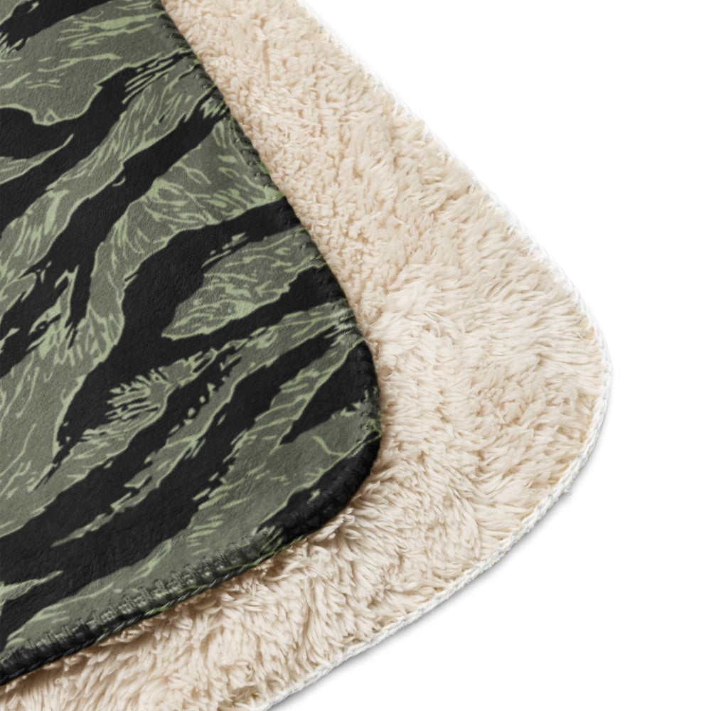 All-Terrain Tiger Stripe OPFOR Night CAMO Sherpa blanket - Blanket