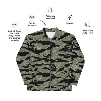 All-Terrain Tiger Stripe OPFOR Night CAMO Unisex Bomber Jacket