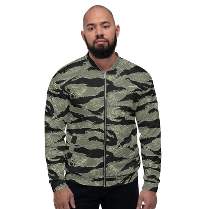 All-Terrain Tiger Stripe OPFOR Night CAMO Unisex Bomber Jacket