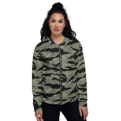 All-Terrain Tiger Stripe OPFOR Night CAMO Unisex Bomber Jacket