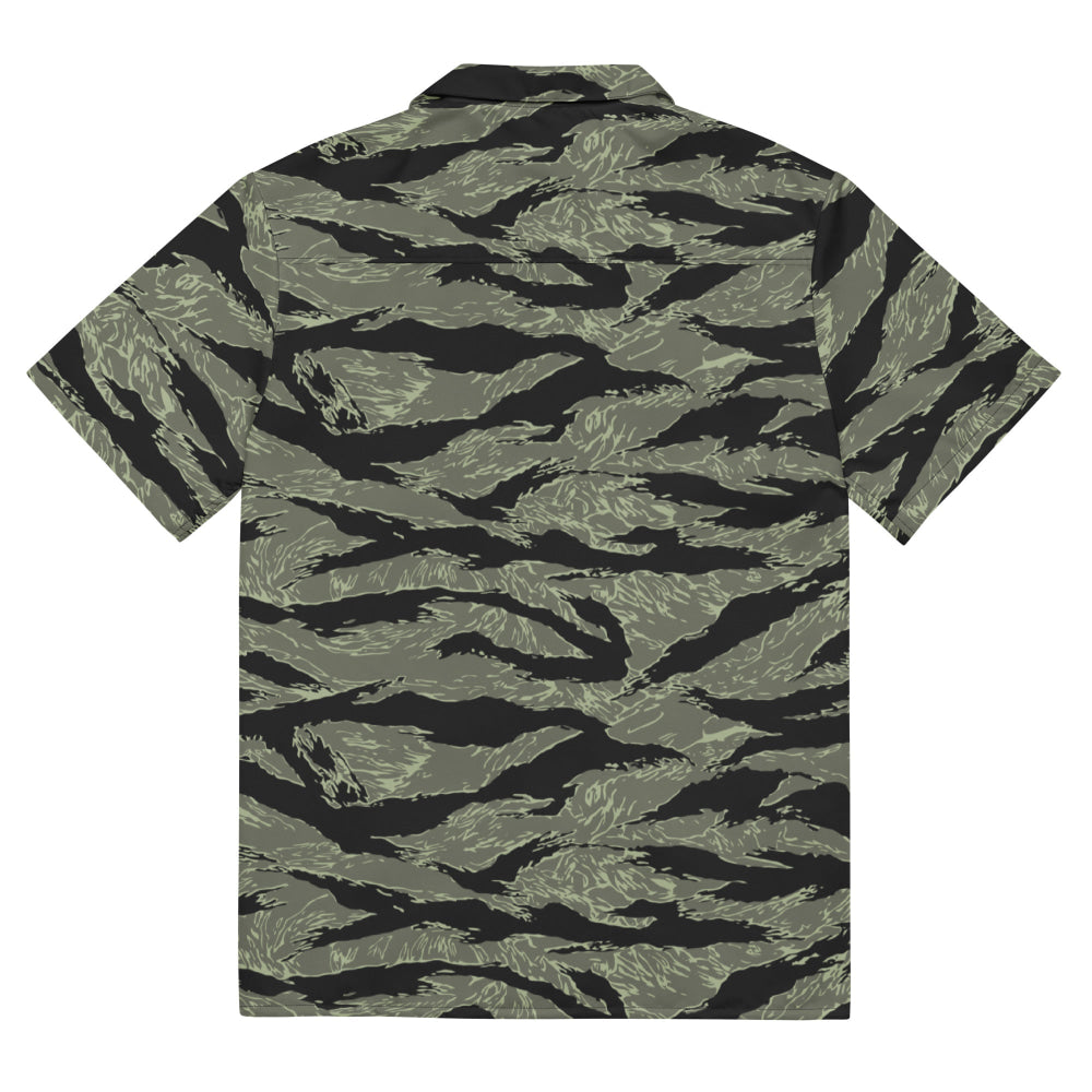 All-Terrain Tiger Stripe OPFOR Night CAMO Unisex button shirt - Button Shirt