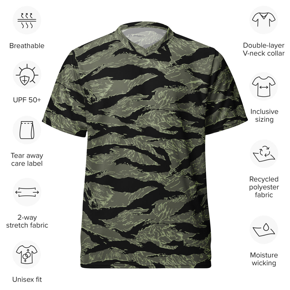 All-Terrain Tiger Stripe OPFOR Night CAMO unisex sports jersey - Unisex Sports Jersey