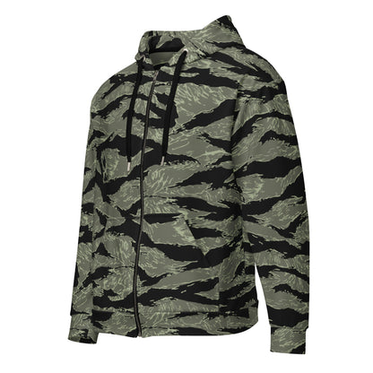 All-Terrain Tiger Stripe OPFOR Night CAMO Unisex zip hoodie - 2XS - Zip Hoodie