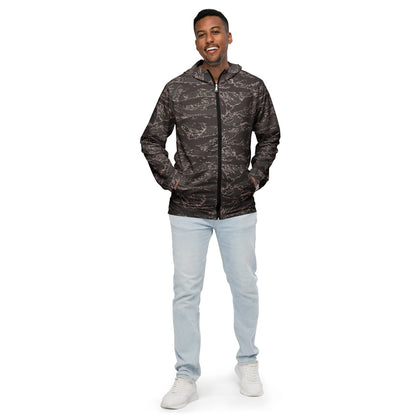 All-Terrain Tiger Stripe OPFOR Urban CAMO Men’s windbreaker - Mens Windbreaker