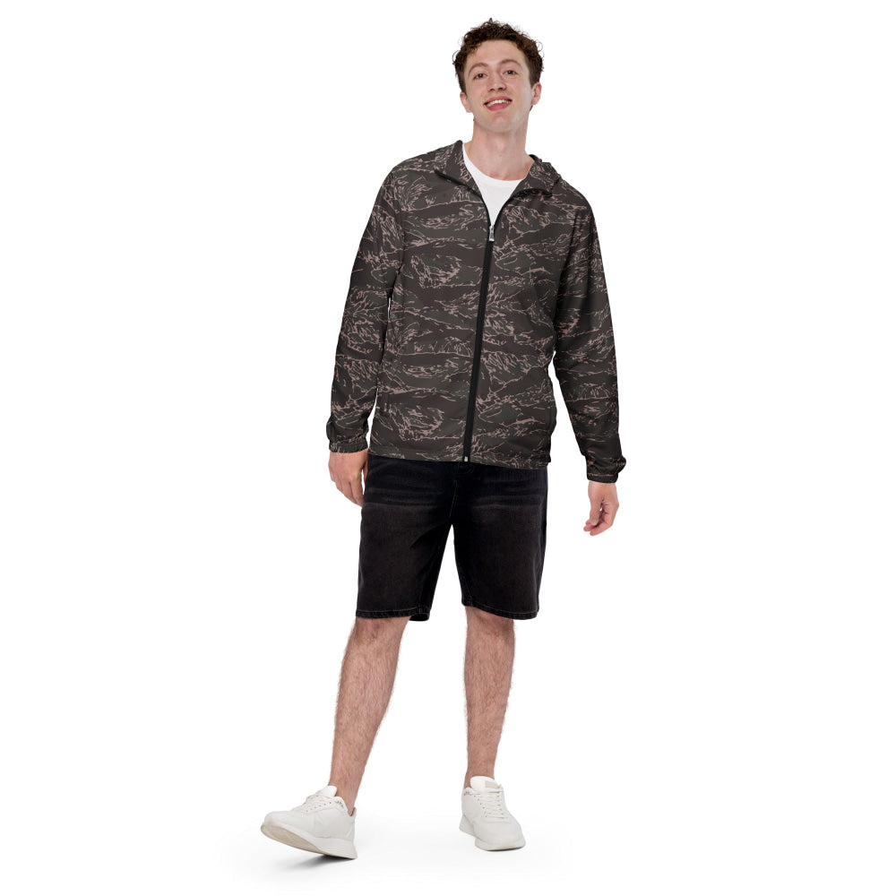 All-Terrain Tiger Stripe OPFOR Urban CAMO Men’s windbreaker - Mens Windbreaker