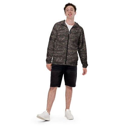 All-Terrain Tiger Stripe OPFOR Urban CAMO Men’s windbreaker - Mens Windbreaker