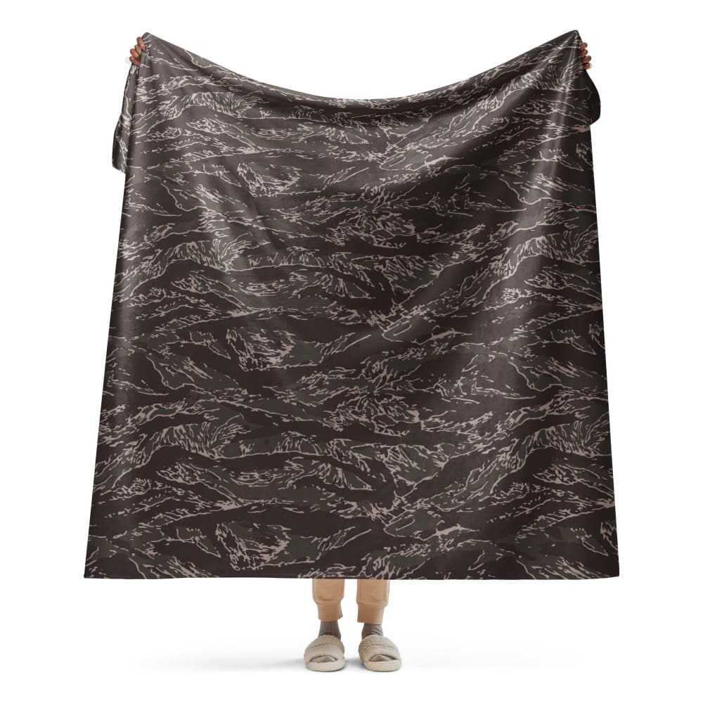 All - Terrain Tiger Stripe OPFOR Urban CAMO Sherpa blanket - 60″×80″