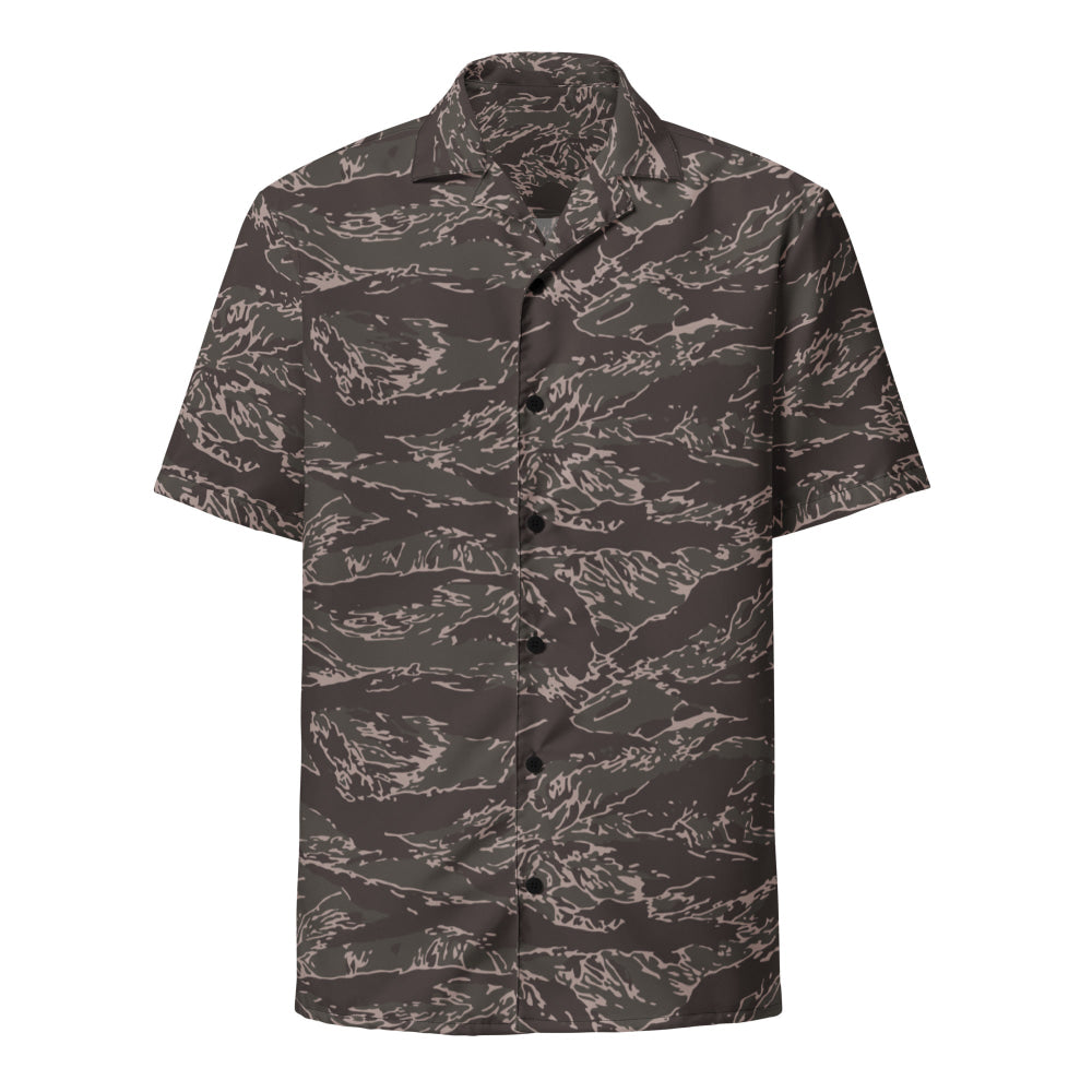 All-Terrain Tiger Stripe OPFOR Urban CAMO Unisex button shirt - Button Shirt