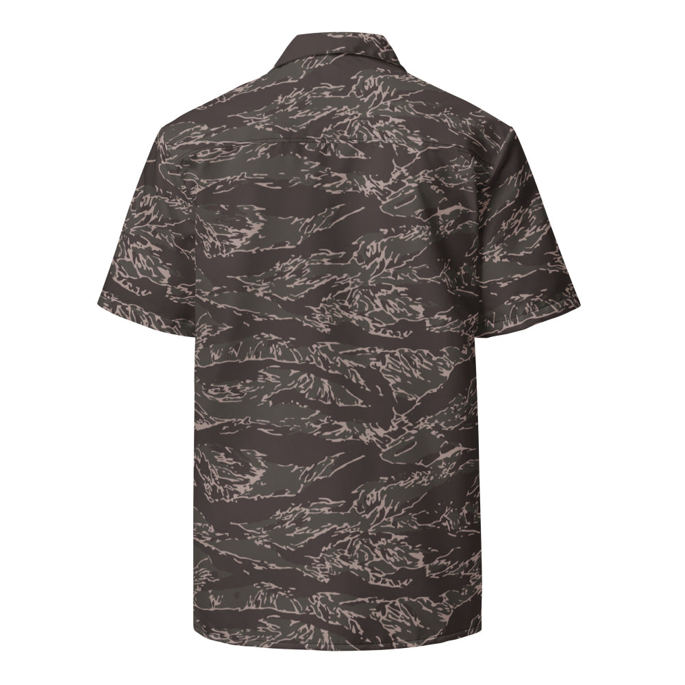 All-Terrain Tiger Stripe OPFOR Urban CAMO Unisex button shirt - Button Shirt