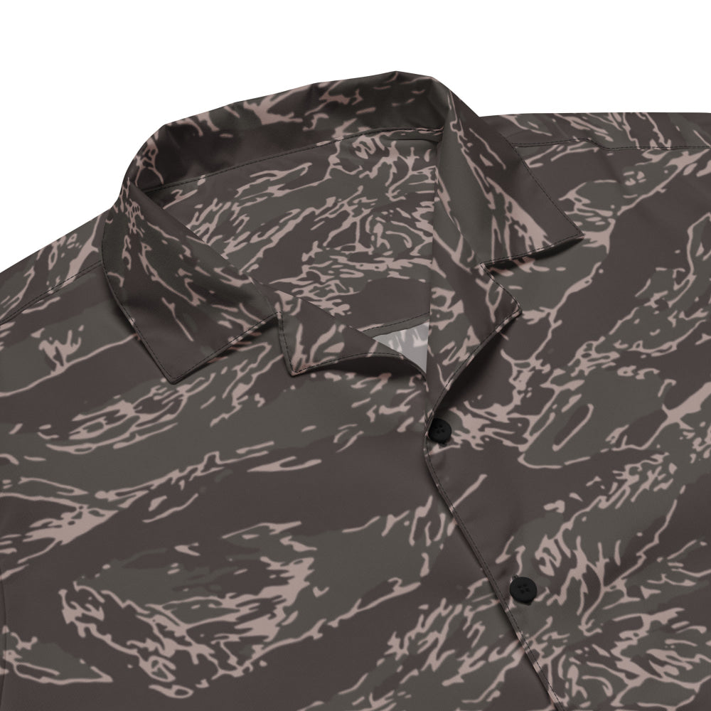 All-Terrain Tiger Stripe OPFOR Urban CAMO Unisex button shirt - Button Shirt