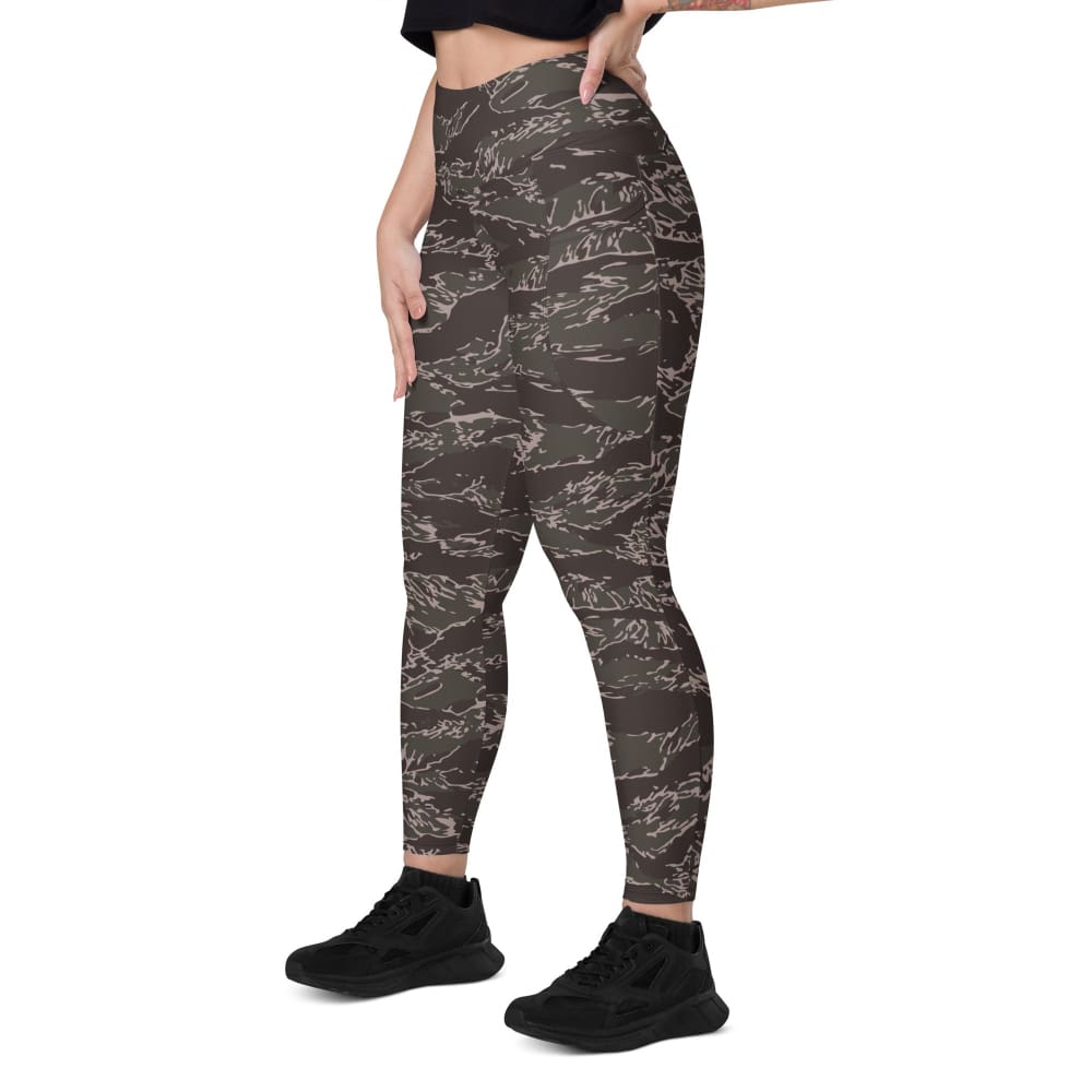 All - Terrain Tiger Stripe OPFOR Urban CAMO Women’s Leggings with pockets