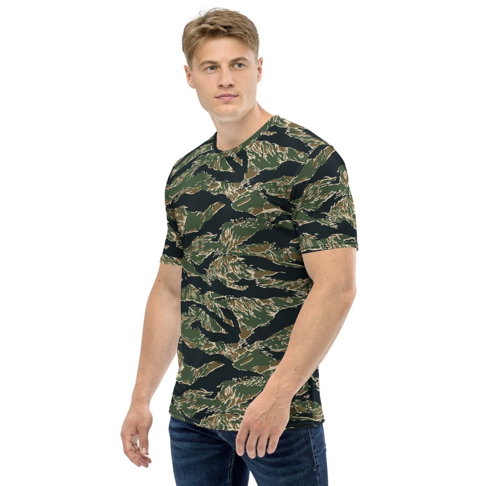 All - Terrain Tiger Stripe OPFOR Vietnam CAMO Men’s t - shirt - Mens