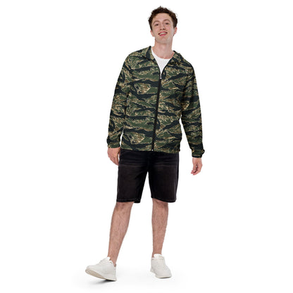 All-Terrain Tiger Stripe OPFOR Vietnam CAMO Men’s windbreaker - Mens Windbreaker