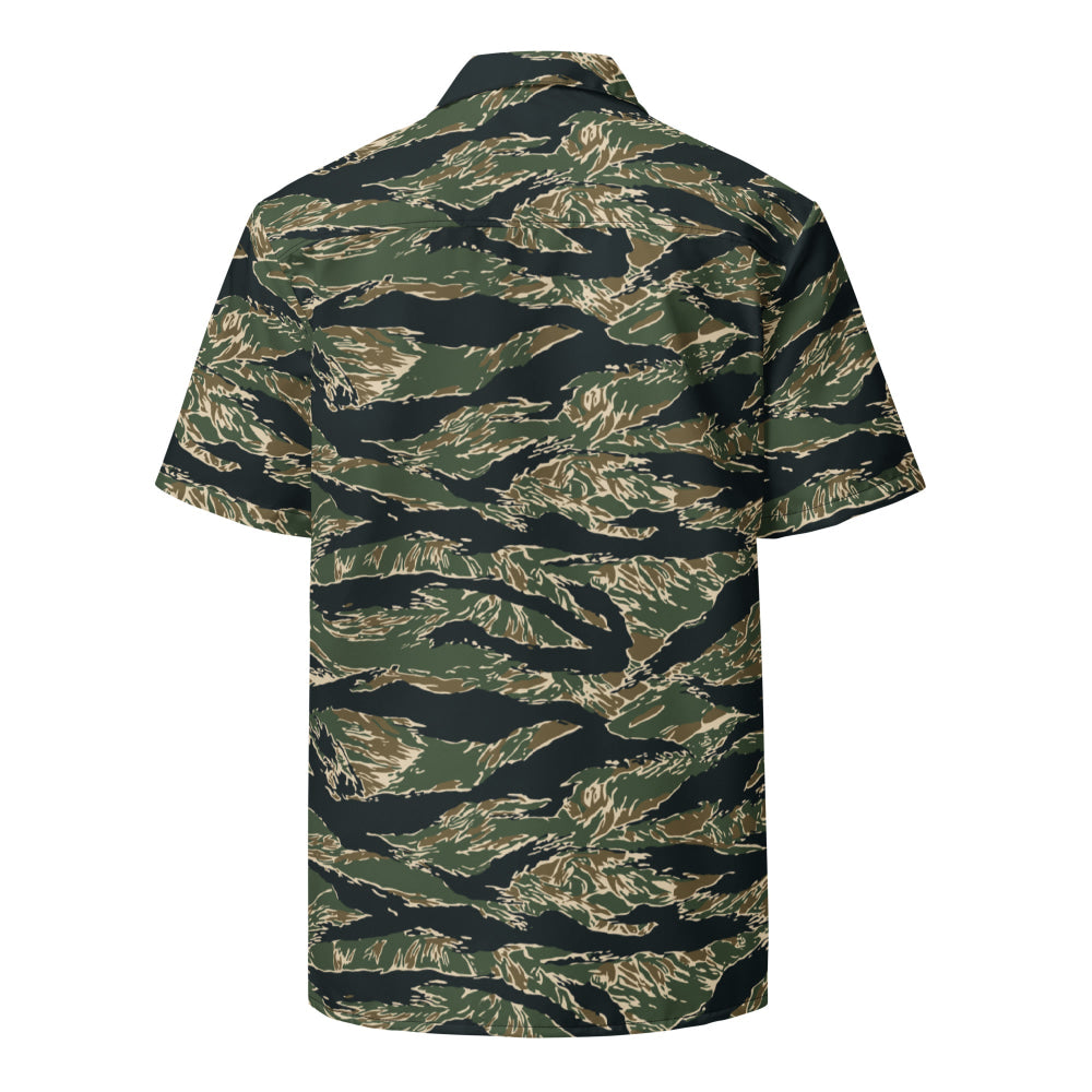 All-Terrain Tiger Stripe OPFOR Vietnam CAMO Unisex button shirt - Button Shirt