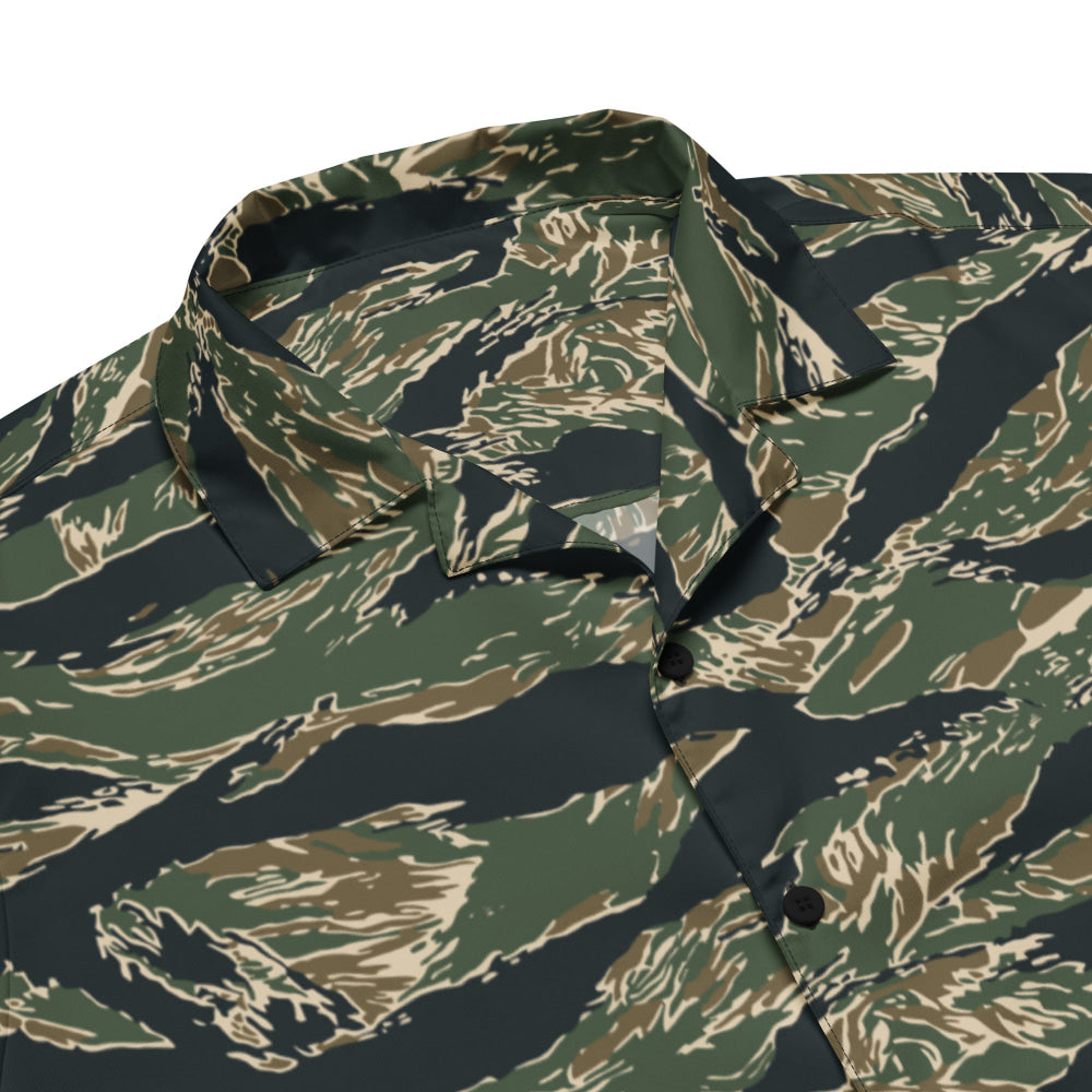 All-Terrain Tiger Stripe OPFOR Vietnam CAMO Unisex button shirt - Button Shirt