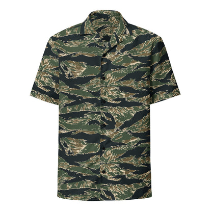 All-Terrain Tiger Stripe OPFOR Vietnam CAMO Unisex button shirt - Button Shirt