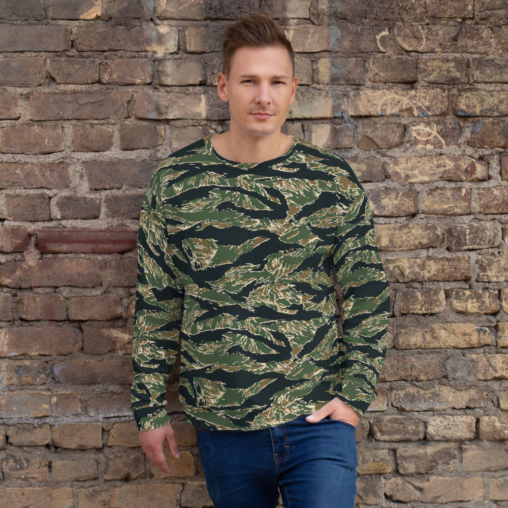 All-Terrain Tiger Stripe OPFOR Vietnam CAMO Unisex Sweatshirt - XS