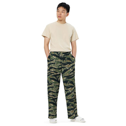 All - Terrain Tiger Stripe OPFOR Vietnam CAMO unisex wide - leg pants