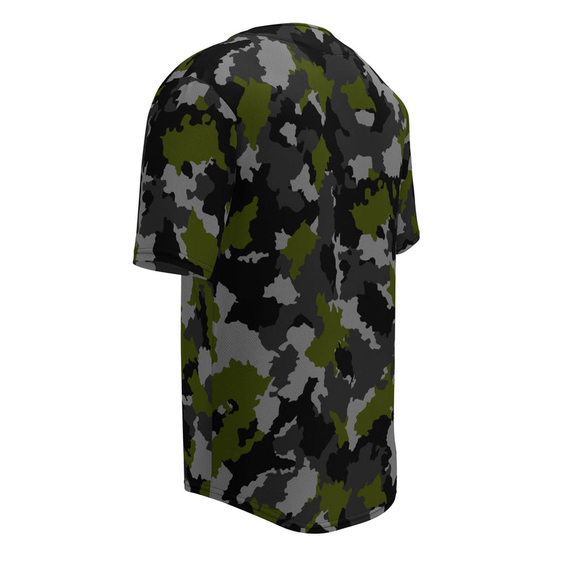Alpha Jungle CAMO Unisex Baseball Jersey