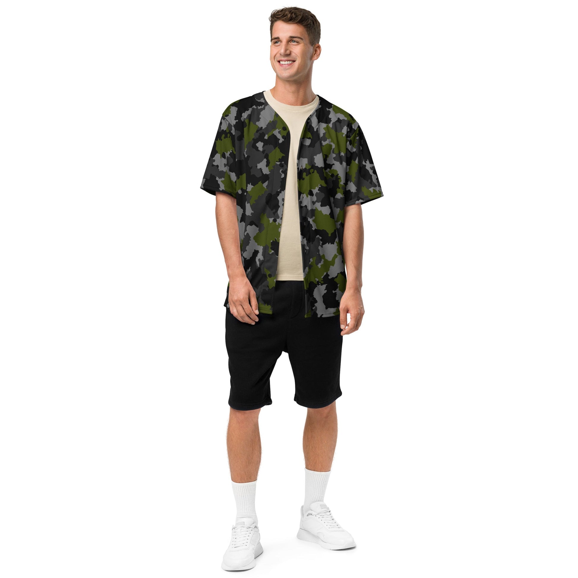 Alpha Jungle CAMO baseball jersey - Baseball Jerseys